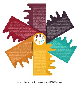 Colorful Presentation with six text box