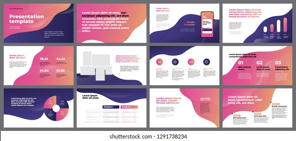 Colorful presentation templates elements. Vector infographics. Use in Presentation, flyer and leaflet, corporate report, marketing, advertising, annual report and banner.
