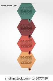 Colorful presentations with five text box