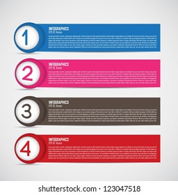 Colorful presentations with letters and numbers