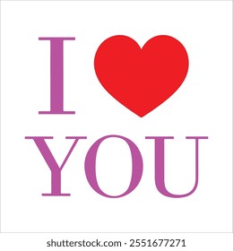 . A colorful printable design featuring the phrase I love you in an artistic font, perfect for sharing affection.
