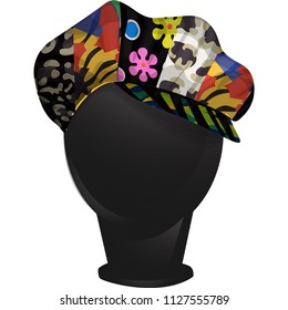Colorful Printed Hat