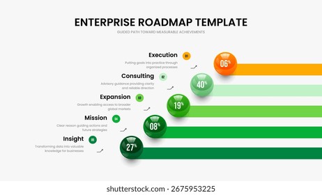 Colorful Profile 5 Element Diagram Frame Template. Science Growth Presentation Layout Vector Illustration. Minimal Insight Five Step Infographic Slideshow Design.