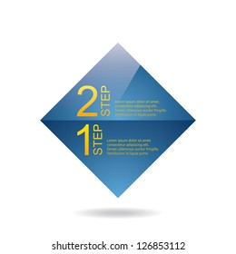 Colorful progress template. Used for infographics, numbered banners, graphic or website layout vector