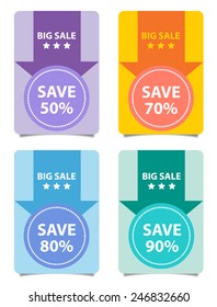 Colorful Promotions Vector
