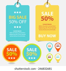 Colorful Promotions Vector