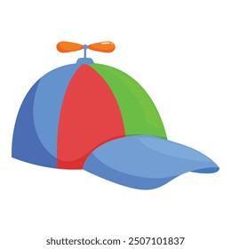 Colorful propeller cap, perfect for adding a touch of whimsy to any costume