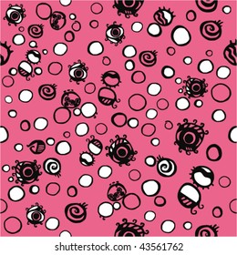 Colorful psychedelic seamless pattern