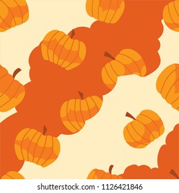 Colorful Pumpkin Autumn Pattern