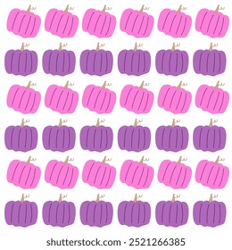 VECTOR DE FONDO DE TEXTURA DE PATRÓN DE DISEÑO DE CABEZAS DE CALABAZA COLORIDAS