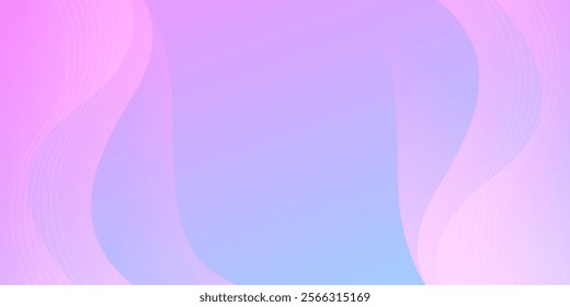 Colorful purple and blue wave background vector, fluid gradient shapes composition. Abstract dynamic wallpaper. Suitable for templates, banners, sales, ads, events, web and pages