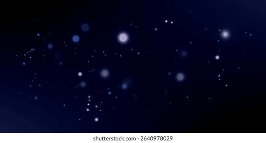 Colorful purple bokeh effect.Texture background abstract Glitter and elegant for Christmas. Dust white. Sparkling magical dust particles. Magic concept. Vector