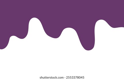 Líquido Roxo Colorido Gota Sobre Fundo Branco. Ilustração de doce derretido. Formas de fluido abstratas. Gotejamento De Tinta E Texturas De Tinta. Fluid Liquid Fun Background (Fundo fluido líquido divertido).