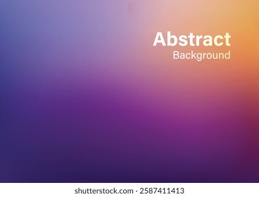 Colorful purple and orange color gradient blur background design vector illustration template for presentation, website, poster, flyer, banner, social media, marketing, advertising