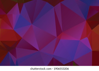 Patrón de fondo triangular poligonal violáceo