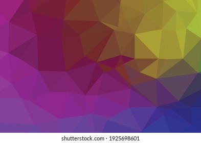 Colorful purple vivid polygonal triangular background pattern