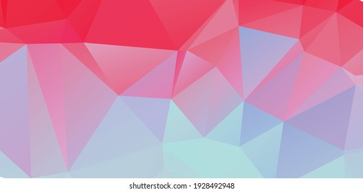Patrón de fondo triangular poligonal violáceo