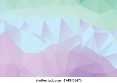 Colorful purple vivid polygonal triangular background pattern