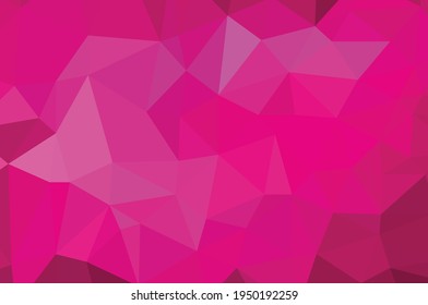 Colorful purple vivid polygonal triangular background pattern