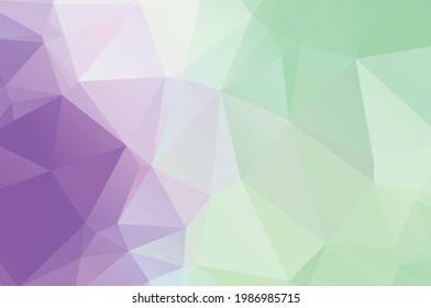 Colorful purple vivid polygonal triangular background pattern
