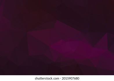 Colorful purple vivid polygonal triangular background pattern
