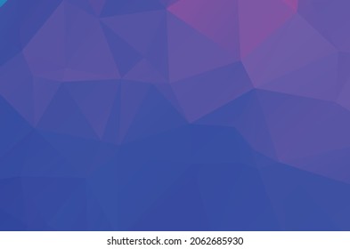 Colorful purple vivid polygonal triangular background pattern