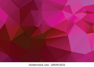 Farbiges violettes, vibrierendes, dreieckiges Muster