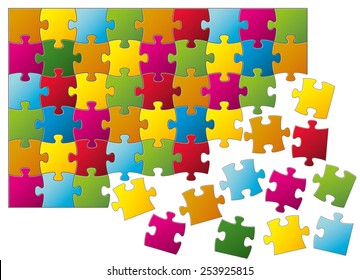 colorful puzzle