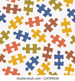 Colorful puzzle background