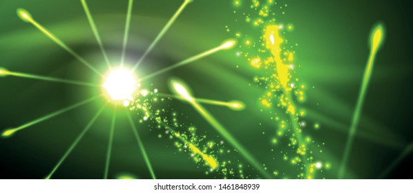 Colorful pyrotechnics show. Sky clouds. Black background. Festival celebration. Abstract fireworks dark sky night for celebration design.