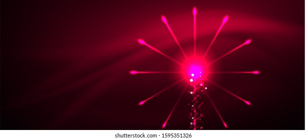 Colorful pyrotechnics show. Sky clouds. Black background. Festival celebration. Abstract fireworks dark sky night for celebration design.