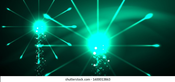 Colorful pyrotechnics show. Sky clouds. Black background. Festival celebration. Abstract fireworks dark sky night for celebration design.