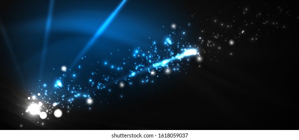 Colorful pyrotechnics show. Sky clouds. Black background. Festival celebration. Abstract fireworks dark sky night for celebration design.