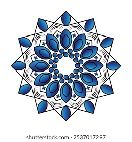 Colorful quad mandala vector design