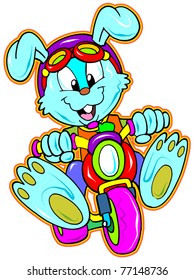 colorful rabbit