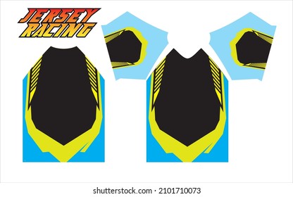coloridos patrones de diseño jersey de carreras para impresión y sublime