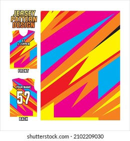colorful racing jersey design patterns for printing and sublime