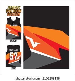 coloridos patrones de diseño jersey de carreras para impresión y sublime