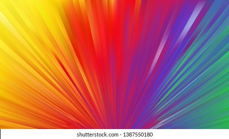 Colorful Radial Background Vector Eps