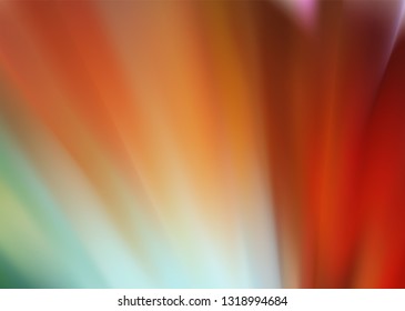 Colorful radial blur background. Vector art illustration with motion burst effect. Painted texture