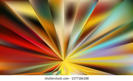 Colorful Radial Burst Background