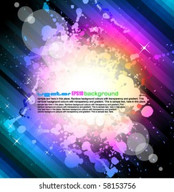 Colorful Rainbow Abstract Background for Modern Flyers