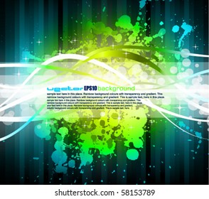 Colorful Rainbow Abstract Background for Modern Flyers
