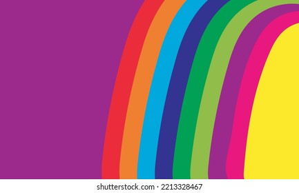 bunter abstrakter Regenbogen-Hintergrunddesign