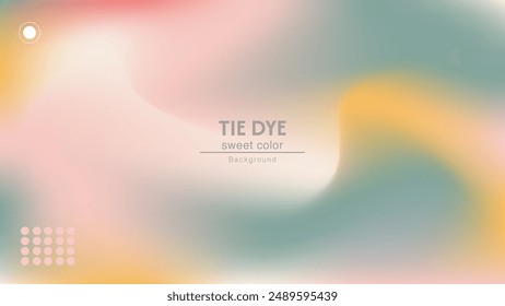 Colorful rainbow abstract combination tye dye wave background. Minimalist pastel color design.
