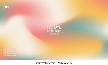 Colorful rainbow abstract combination tye dye wave background. Minimalist pastel color design.