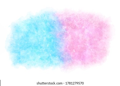 colorful rainbow abstract on natural summer watercolor hand paint background, vector illustration