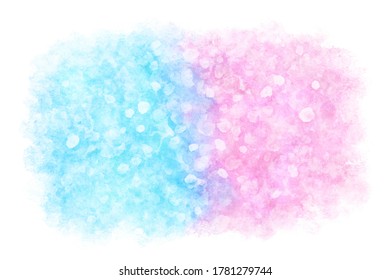 colorful rainbow abstract on natural summer watercolor hand paint background, vector illustration