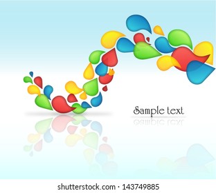 Colorful rainbow background