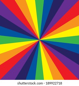 colorful rainbow  background television vintage vector